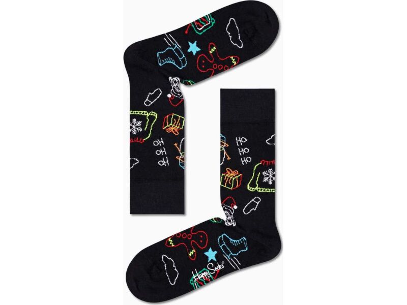 Happy Socks 2-Pack Ho Ho Ho Socks Gift Set Multi 9300