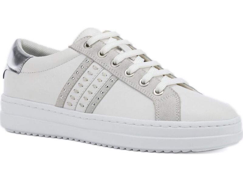 GEOX Pontoise Shoes D02FED085BNC White