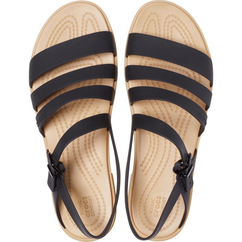 Crocs™ Tulum Sandal Womens Black/Tan