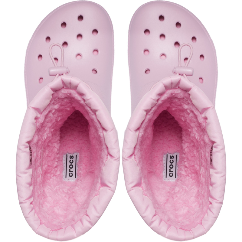 Crocs™ Classic Lined Neo Puff Boot Ballerina Pink