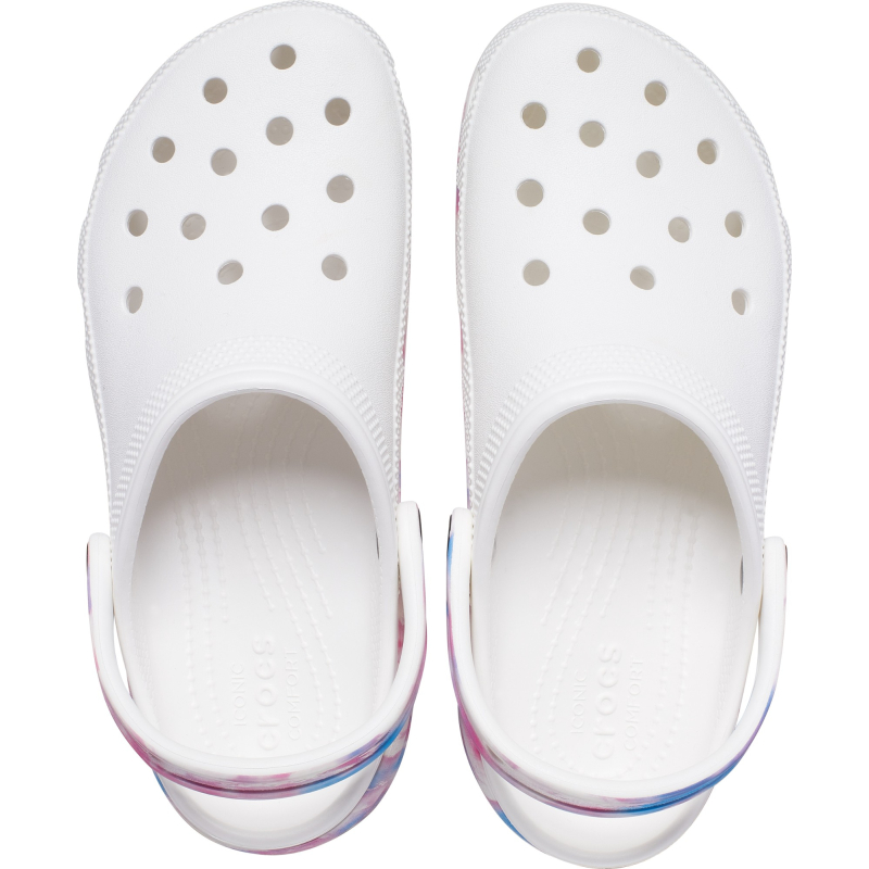 Crocs™ Classic Platform Dream Clog Women's White/Multi