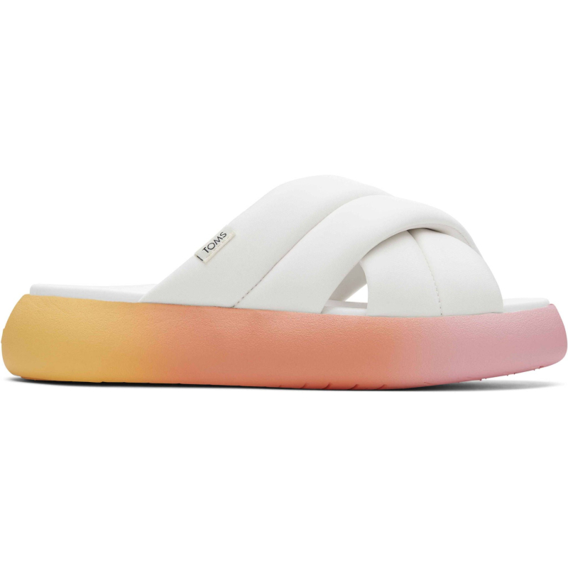 Шльопанцы TOMS Ombre Repreve Jersey Mallow Crossover Sandal White
