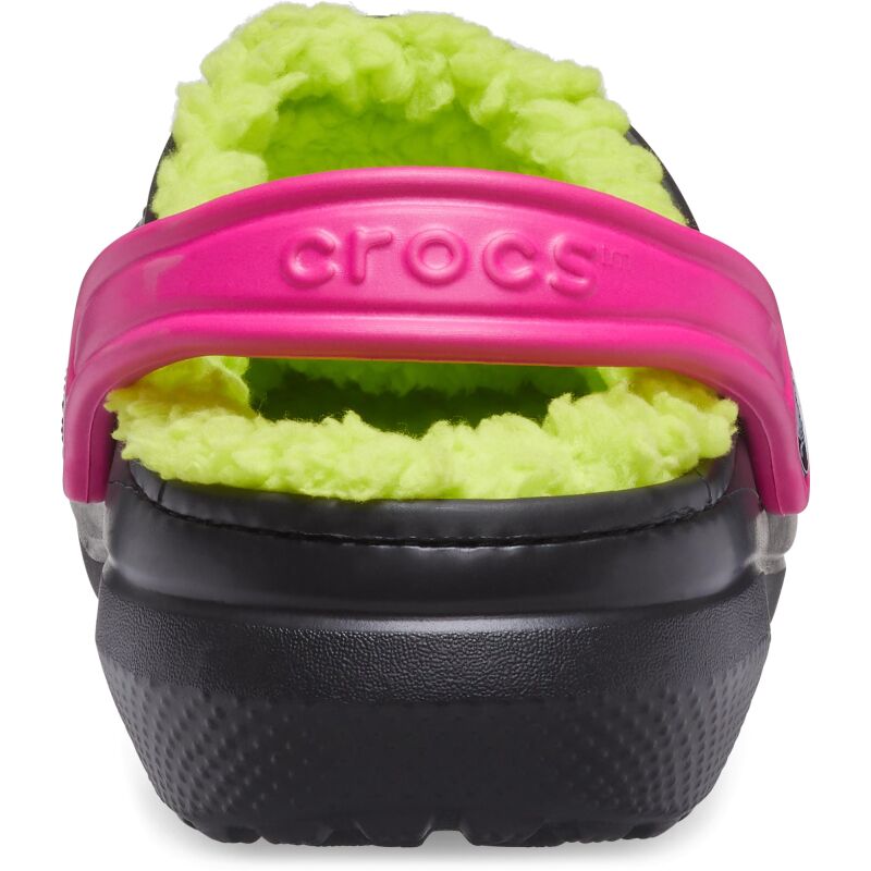 Crocs™ Classic Lined Pop Strap Clog Black/Multi