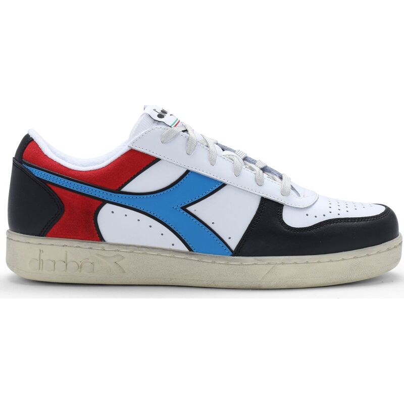 DIADORA Magic Basket Low Icona White/Black/Malibu Blue