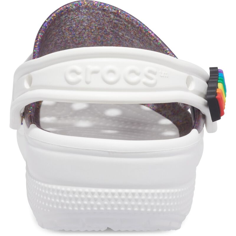 Crocs™ Classic Translucent Glitter Clog White