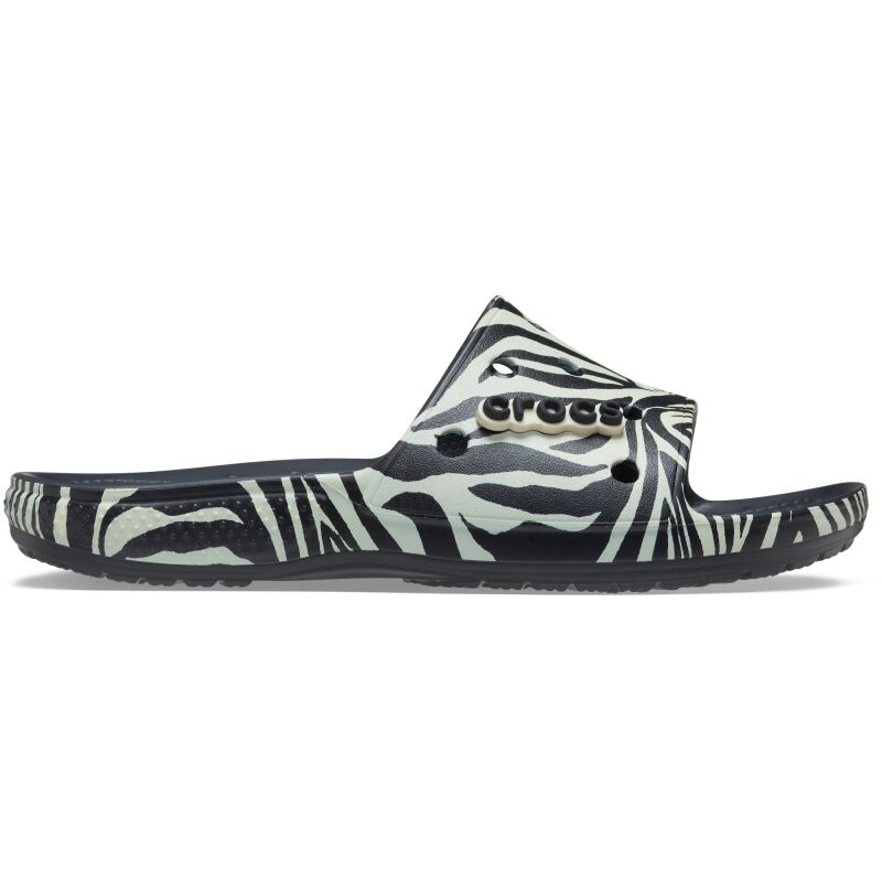 Crocs™ Classic Animal Remix Slide Black/Zebra Print