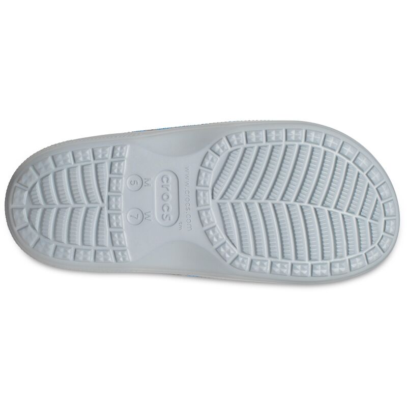 Crocs™ Baya Graphic Sandal Light Grey