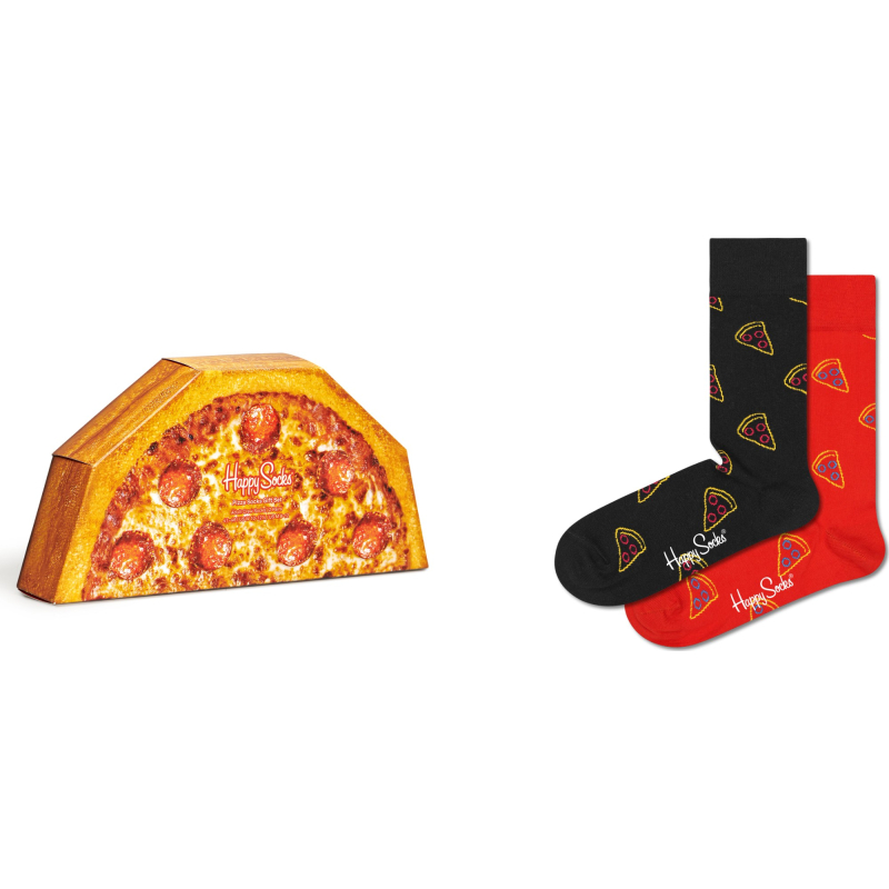 Happy Socks 2-Pack Pizza Socks Gift Set Multi 0200