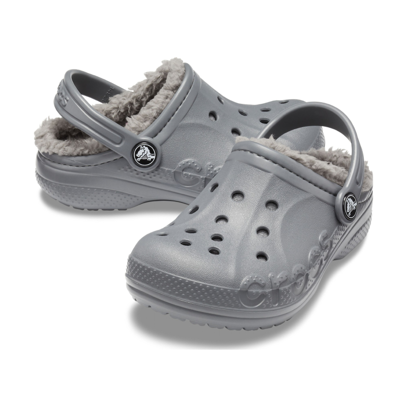 Crocs™ Baya Lined Clog Kid's 207500 Charcoal/Charcoal