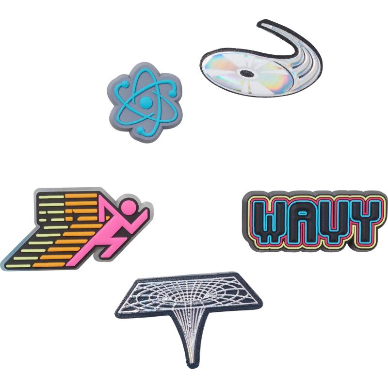 Crocs™ Jibbitz Wavy Lace Backer 5-Pack 