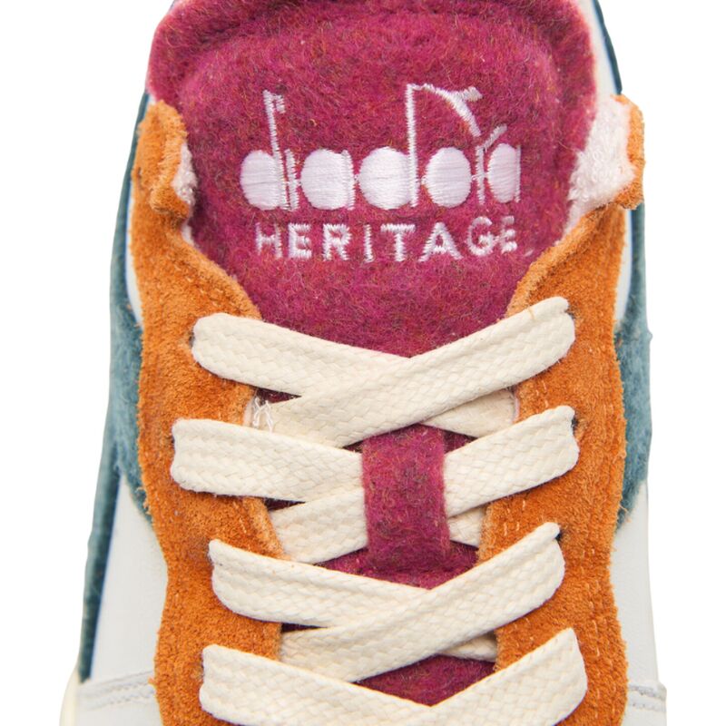 DIADORA Mi Basket Row Cut Tennis White/Eden