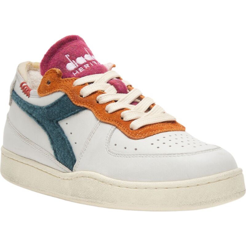 DIADORA Mi Basket Row Cut Tennis White/Eden