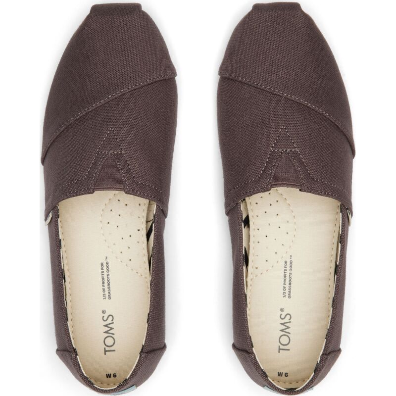 TOMS Recycled Cotton Canvas Women's Alpargata Ash
