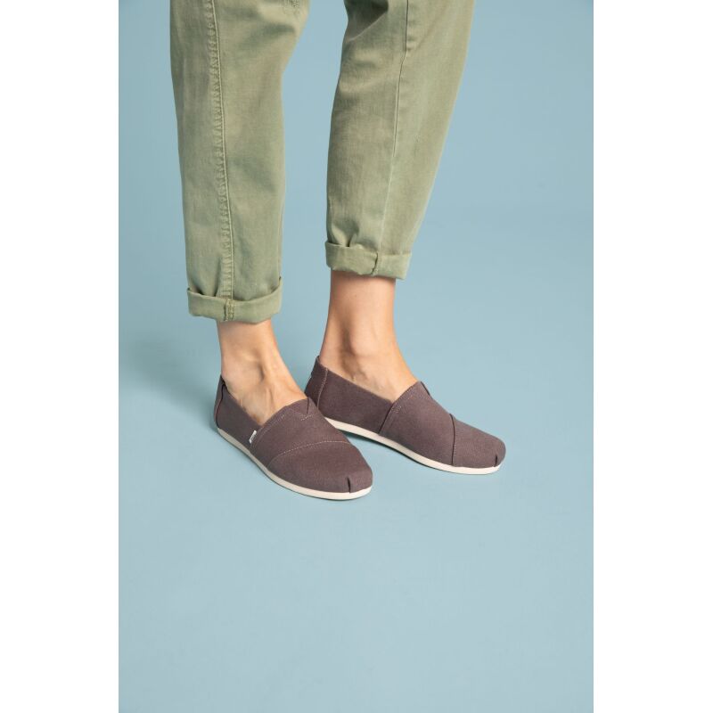 TOMS Recycled Cotton Canvas Women's Alpargata Ash