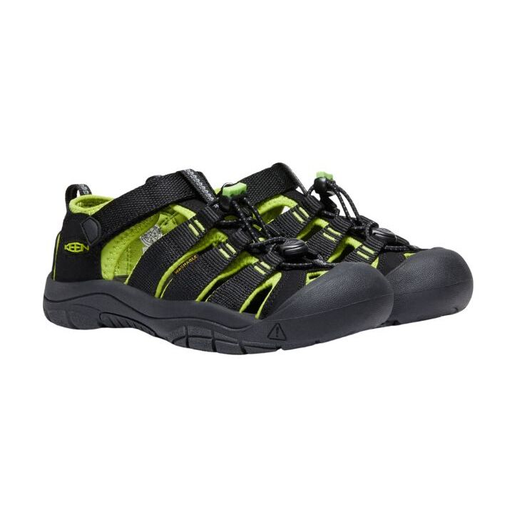 Keen NEWPORT H2 YOUTH Black/Lime Green