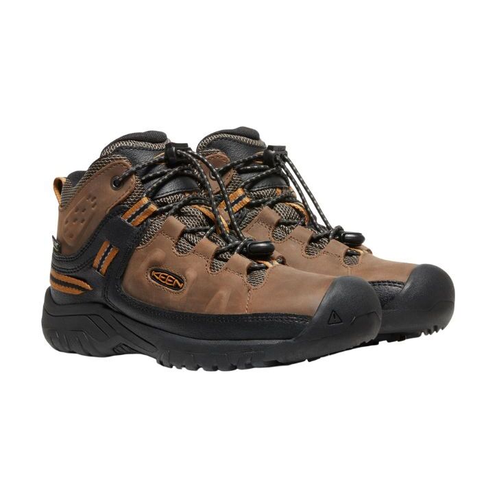 Keen TARGHEE MID WP YOUTH Dark Earth/Golden Brown