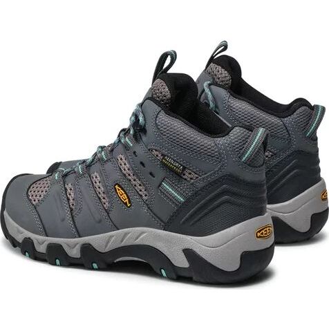 Keen KOVEN MID WP WOMEN Steel Grey/Wasabi