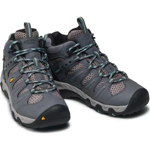 Keen KOVEN MID WP WOMEN Steel Grey/Wasabi