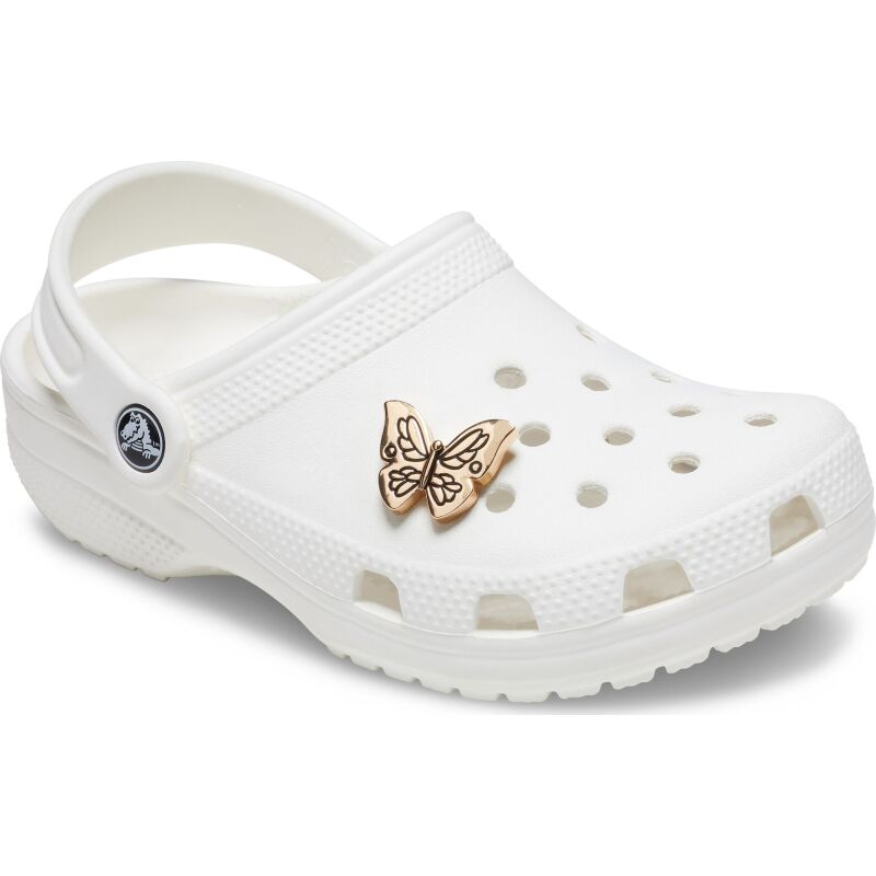 Crocs™ Gold Outline Butterfly Multi