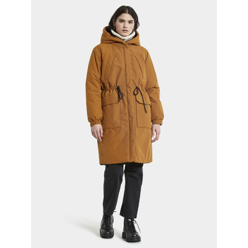 ANNA  WOMEN'S PARKA Black/Cayenne