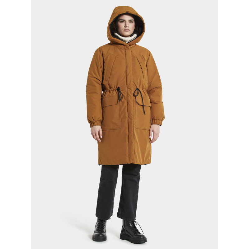 Didriksons Anna Women's Parka Black/Cayenne