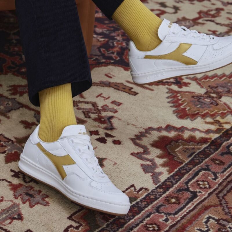 DIADORA B.Elite H Italia Sport White/Gold