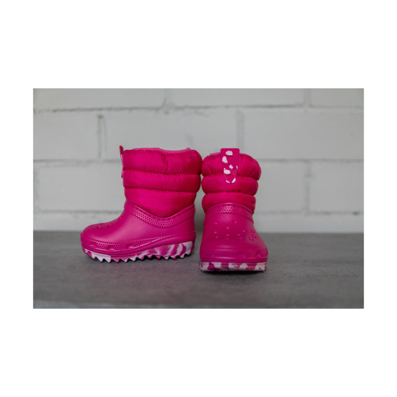 Ботинки Crocs™ Classic Neo Puff Boot Kid's 207683  Candy Pink