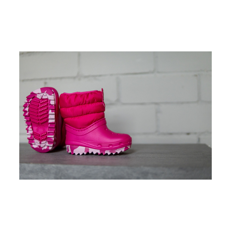 Crocs™ Classic Neo Puff Boot Toddler's 207683 Candy Pink