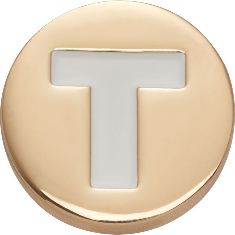 Crocs™ Jibbitz Gold Letter T 