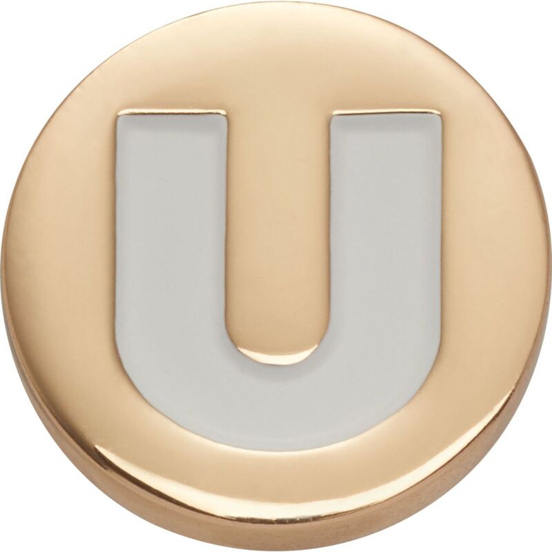 Crocs™ Jibbitz Gold Letter U 