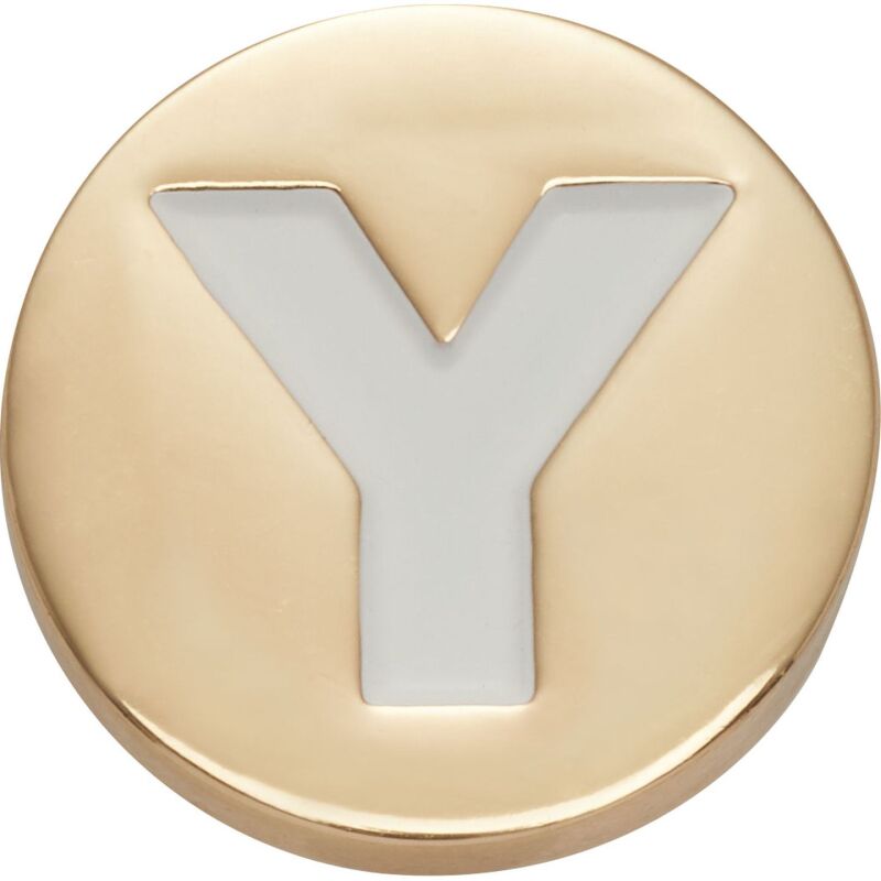 Crocs™ Jibbitz Gold Letter Y 