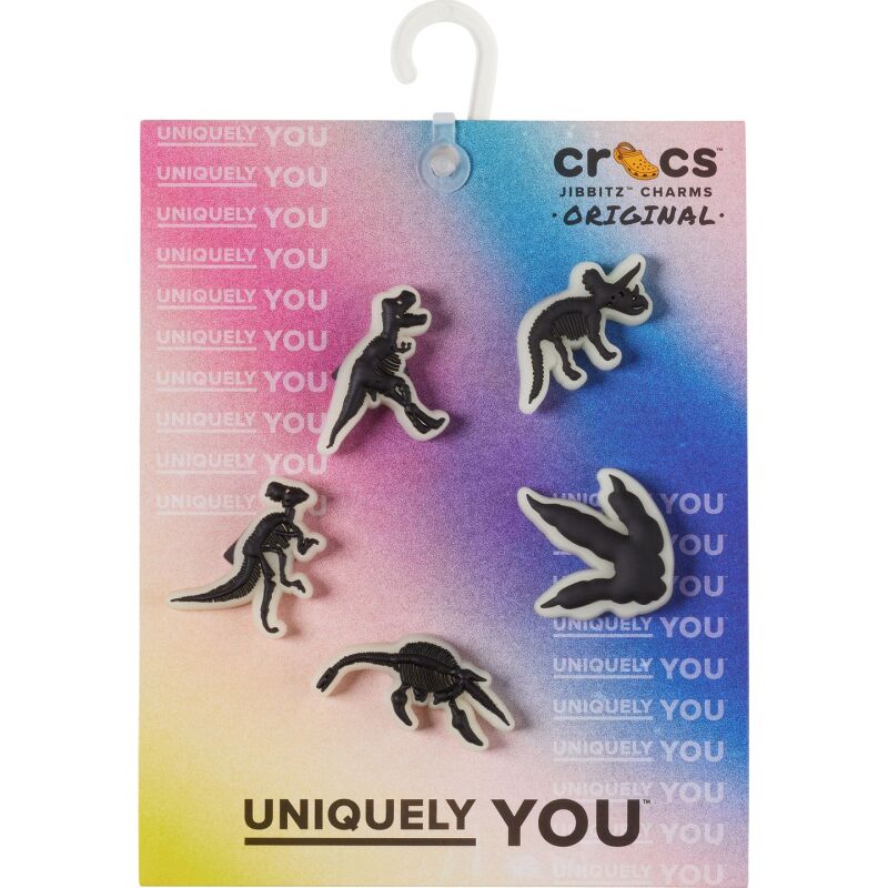 Crocs™ Jibbitz Glow In The Dark Dino 5 Pack 