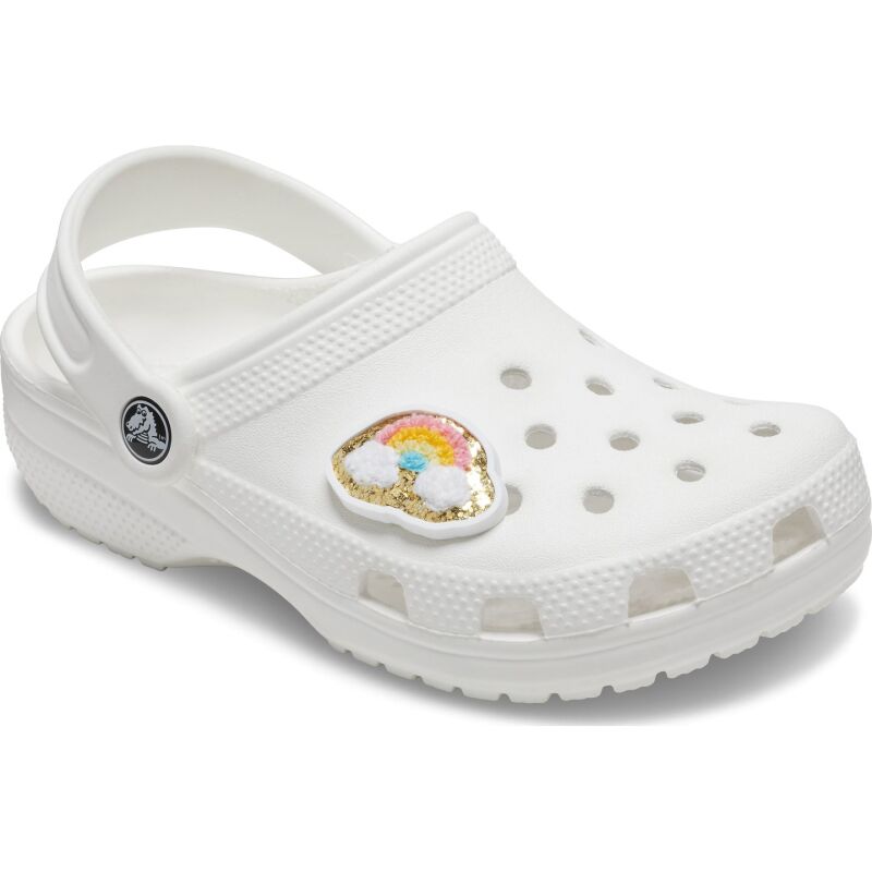 Crocs™ Jibbitz Glitter Rainbow Patch 