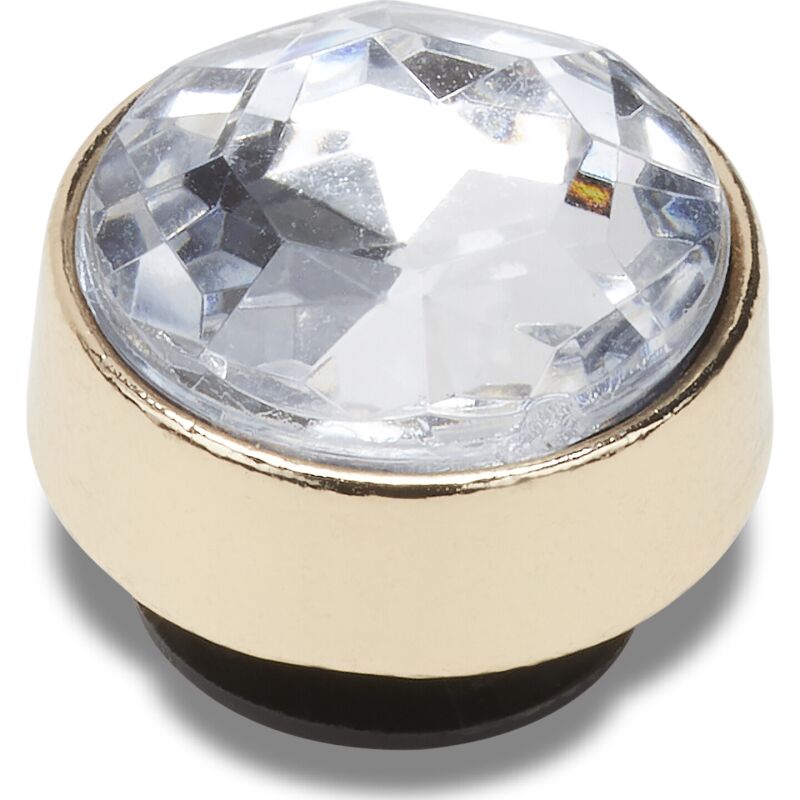 Crocs™ Jibbitz Gold Clear Gem 