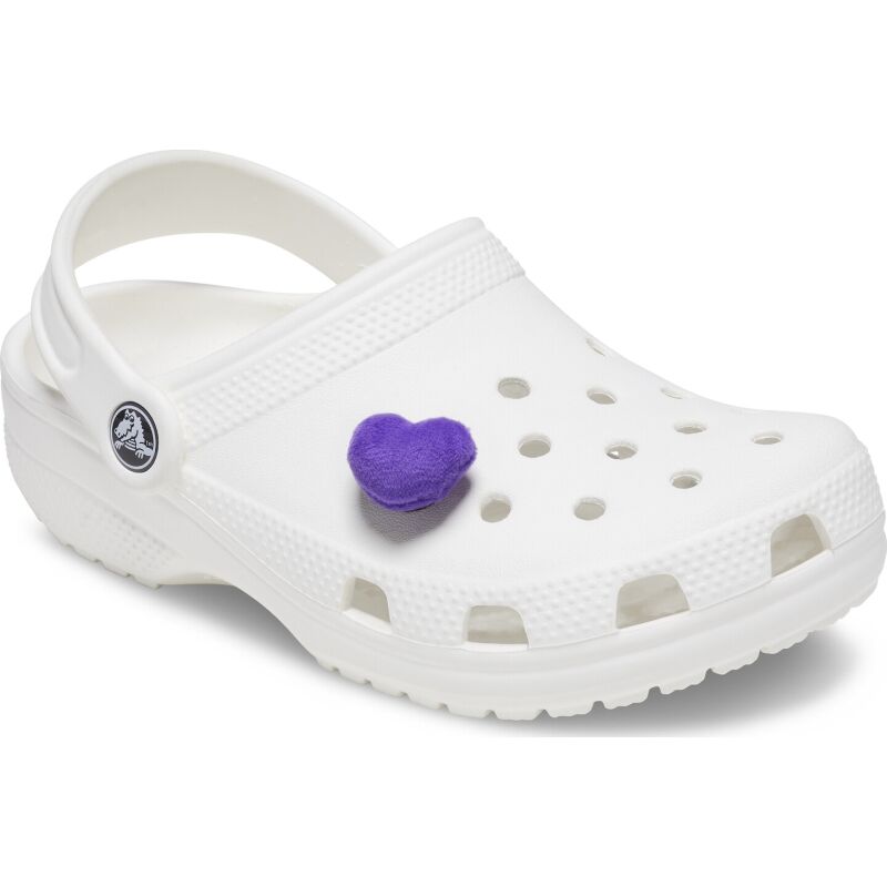 Crocs™ Jibbitz Purple Fuzzy Heart 