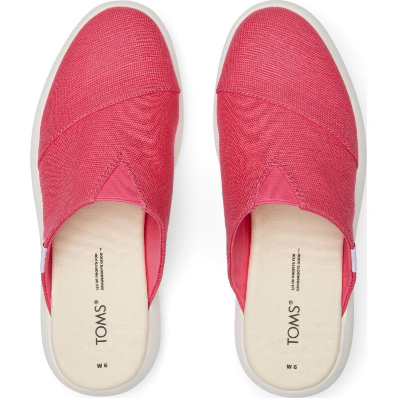 Шльопанцы TOMS Heritage Canvas Women's Mallow Mule Sneaker Raspberry