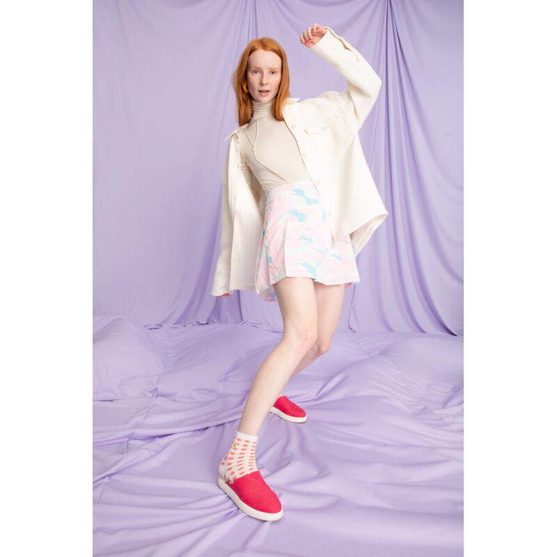 Шльопанцы TOMS Heritage Canvas Women's Mallow Mule Sneaker Raspberry