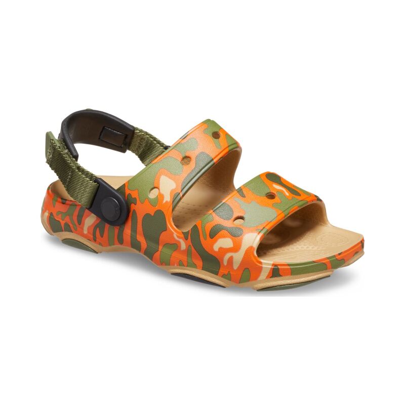 Crocs™ All Terrain Camo Sandal Kid's Tan/Multi