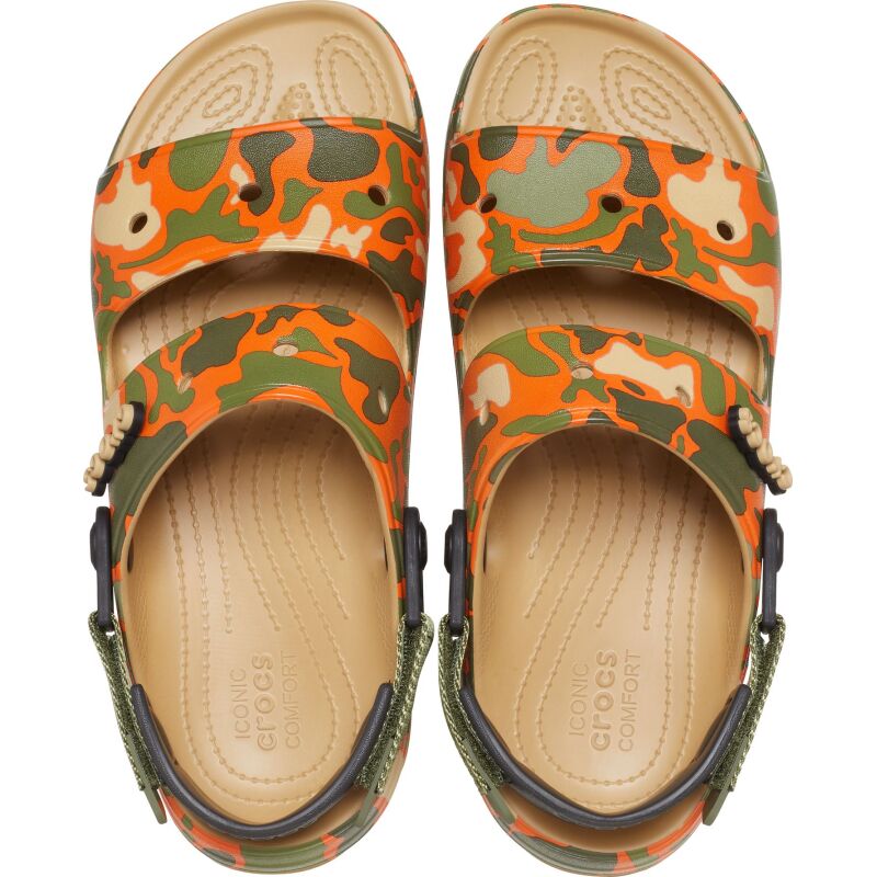Crocs™ Classic All Terrain Camo Sandal Tan/Multi