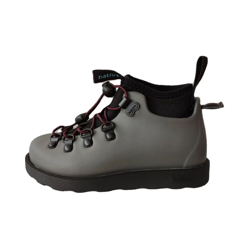 Сапоги NATIVE FITZSIMMONS CITYLITE BLOOM JUNIOR  Full Metal Grey / Jiffy Black