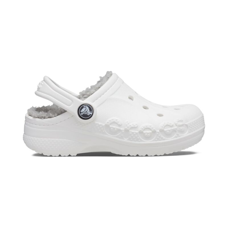 Сабо Crocs™ Baya Lined Clog Kid's 207500 White/Light Grey