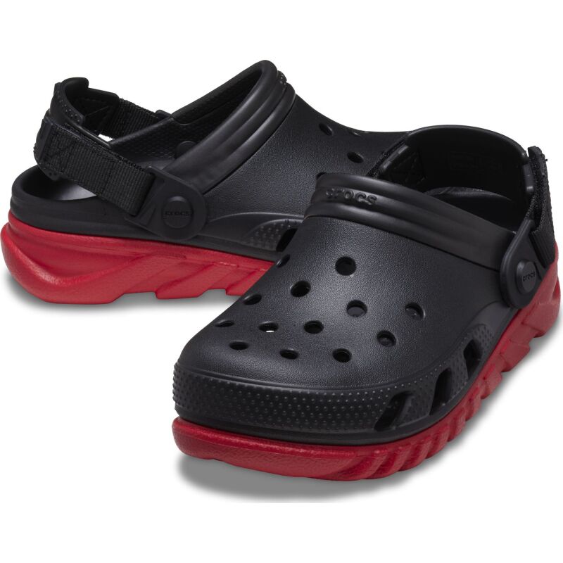 Crocs™ Duet Max II Clog 208776 Black/Varsity Red