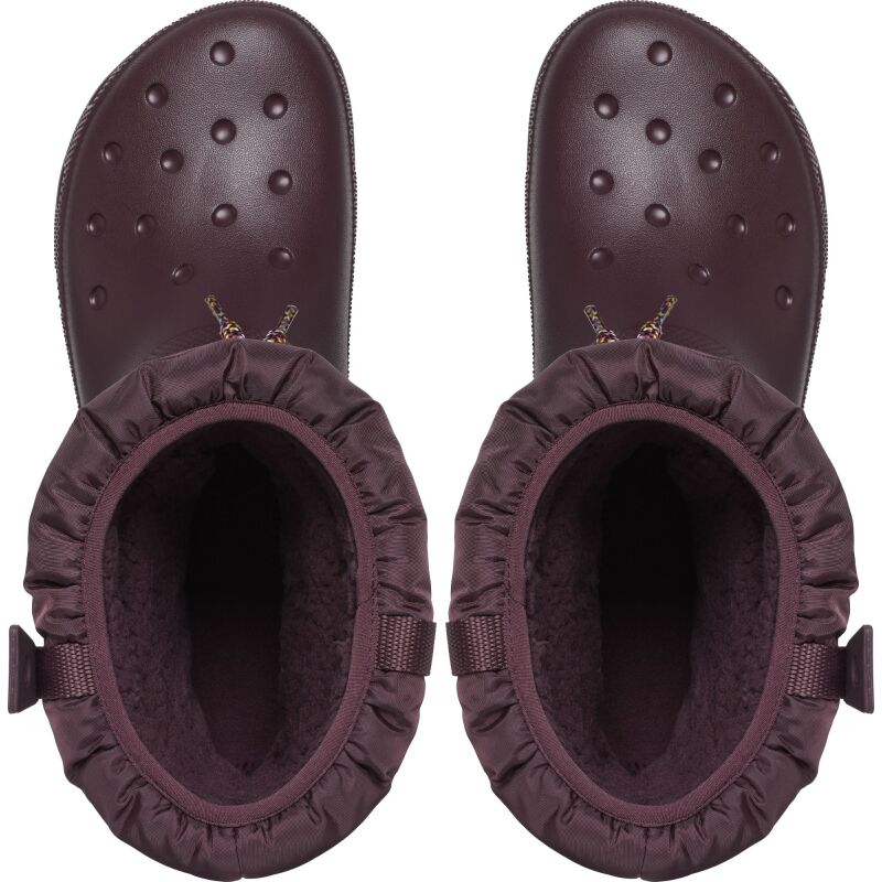 Ботинки Crocs™ Classic Neo Puff Luxe Boot Women's Dark Cherry