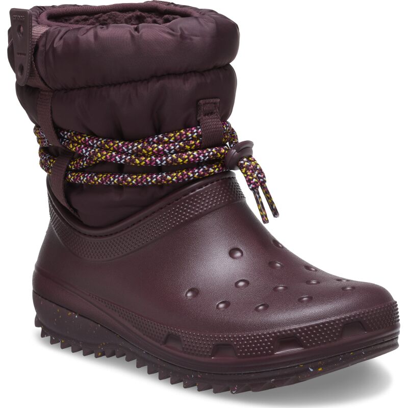 Ботинки Crocs™ Classic Neo Puff Luxe Boot Women's Dark Cherry