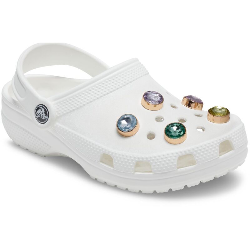 Crocs™ Jibbitz Gold and Gem 5 Pack Multi