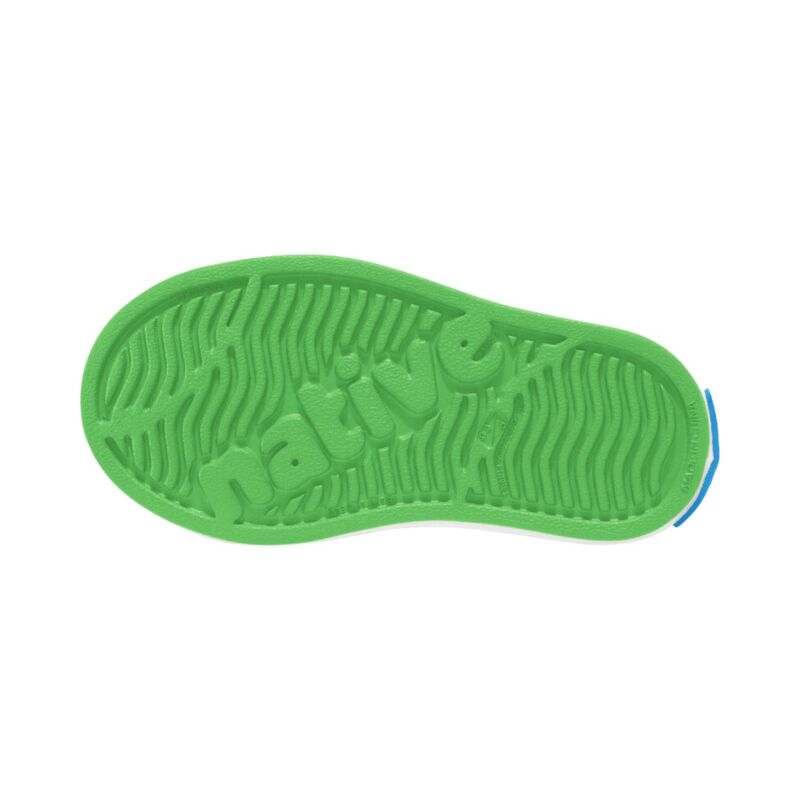 NATIVE Jefferson Junior GRASSHOPPER GREEN/ SHELL WHITE