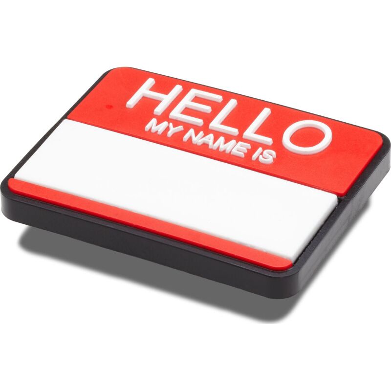 Crocs™ Jibbitz Hello My Name Is Multi