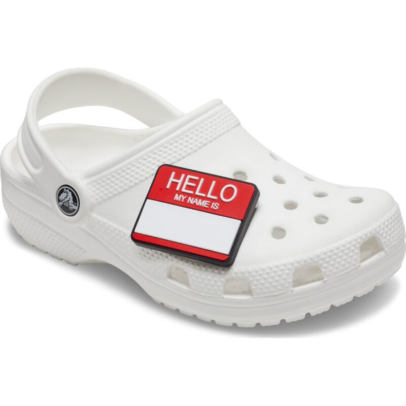 Crocs™ Jibbitz Hello My Name Is Multi