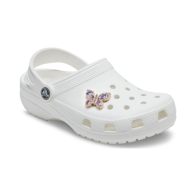 Crocs™ Jibbitz Gold Butterfly With Gem 