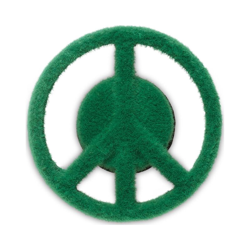 Crocs™ Jibbitz Grass Textured Peace Sign 
